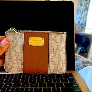 Small Logo Coin, identification wallet - Vanilla color